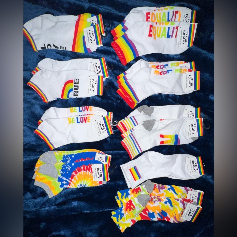 17 pairs of True Equality Socks
